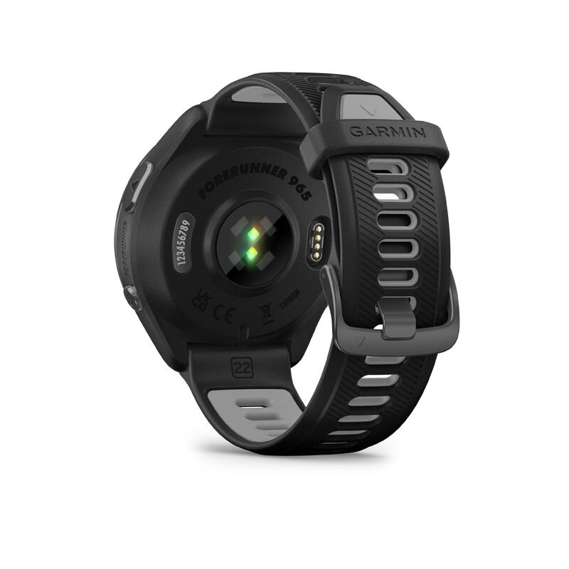 Gps-multisporthorloge met hartslagmeting Forerunner 965 zwart/grijs