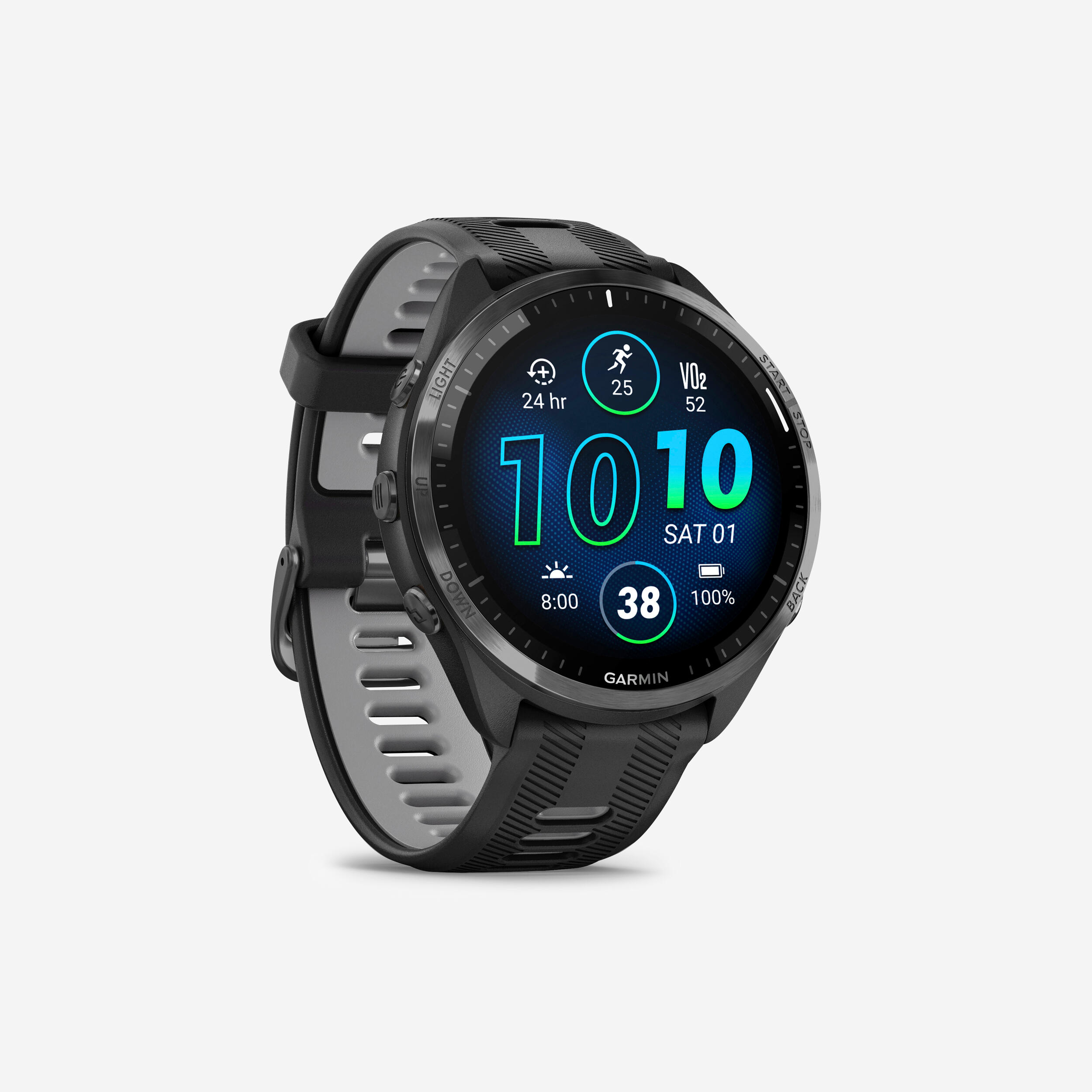 GARMIN Inteligentné športové hodinky s GPS a kardiom Forerunner 965 čierno-sivé