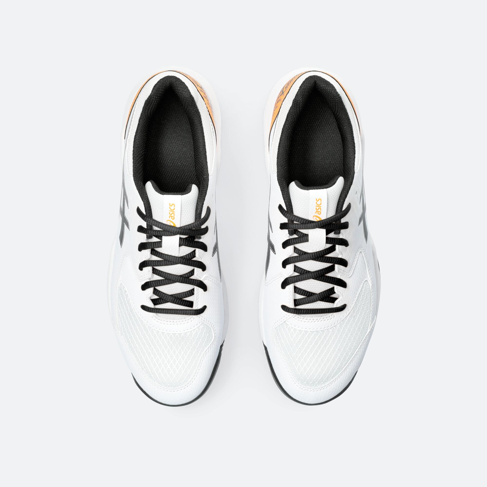 Men's Padel Shoes Gel Dedicate 8 - White/Orange 4/15
