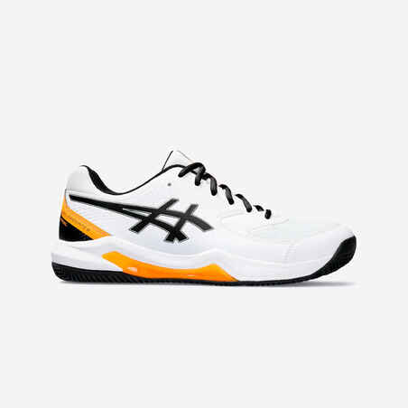 Moški čevlji za padel tenis Gel Dedicate 8 - beli/oranžni