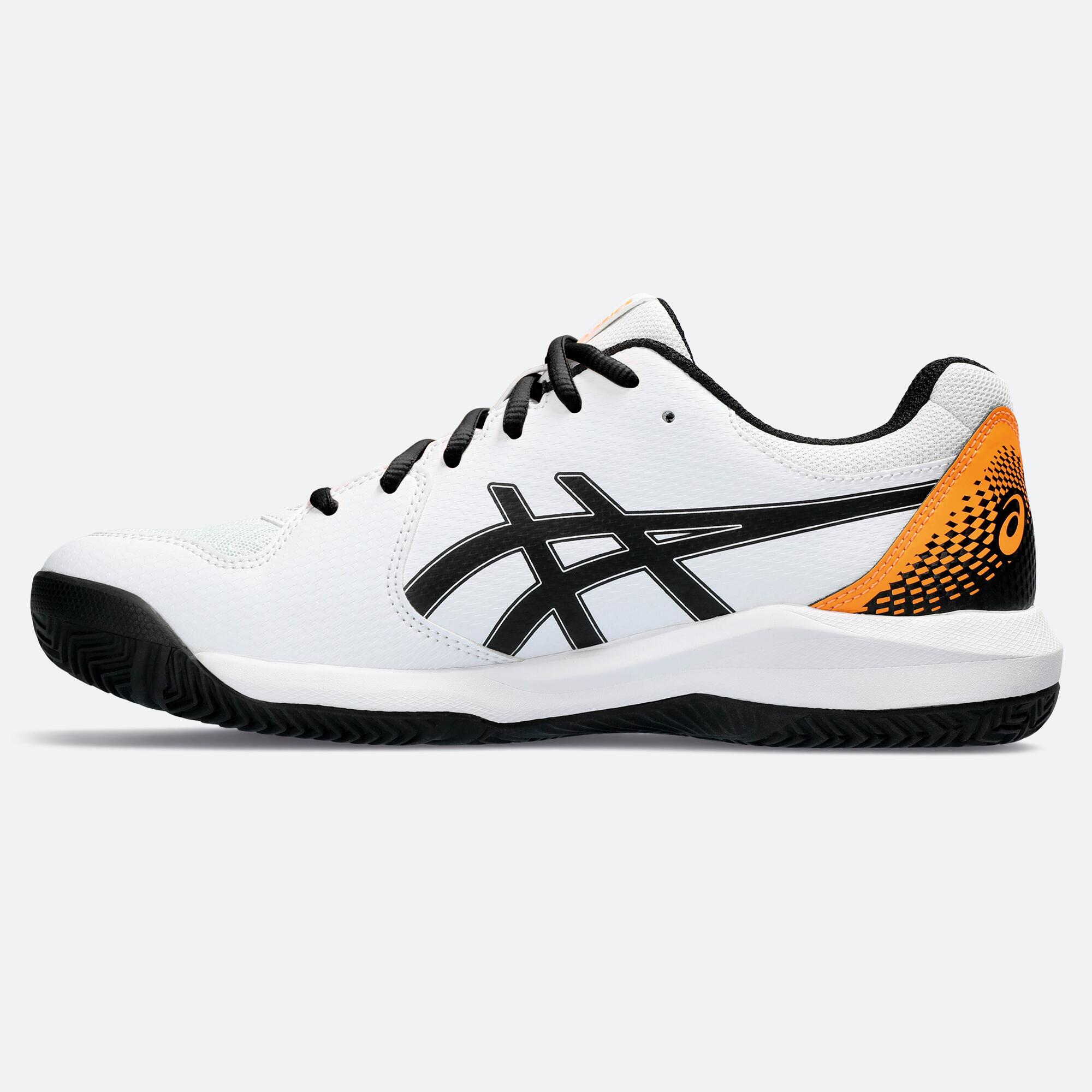 Men's Padel Shoes Gel Dedicate 8 - White/Orange 2/15