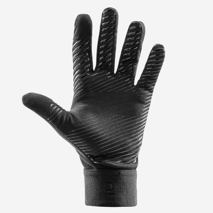 Keepwarm adult gloves black KIPSTA Decathlon