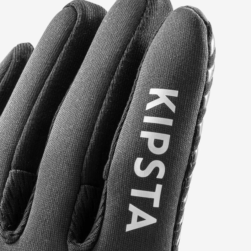 Mănuși de fotbal Keepdry 500 Negru-Copii