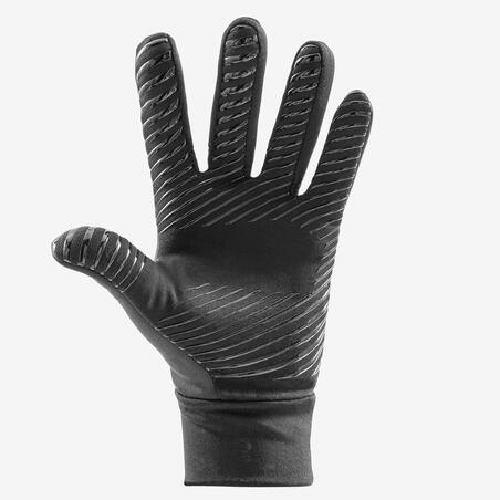 Рукавички футбольні дитячі Keepdry 500 чорні