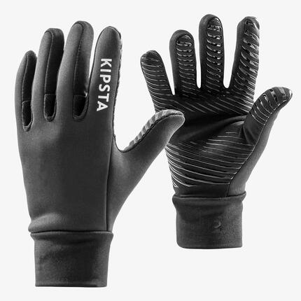 Gants de Football Keepdry 500 pour Enfant - Noir