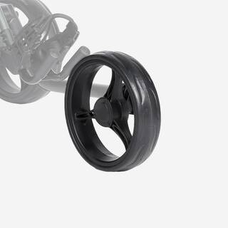 FRONT WHEEL FOR 3-WHEEL COMPACT GOLF TROLLEY 23 CM - INESIS