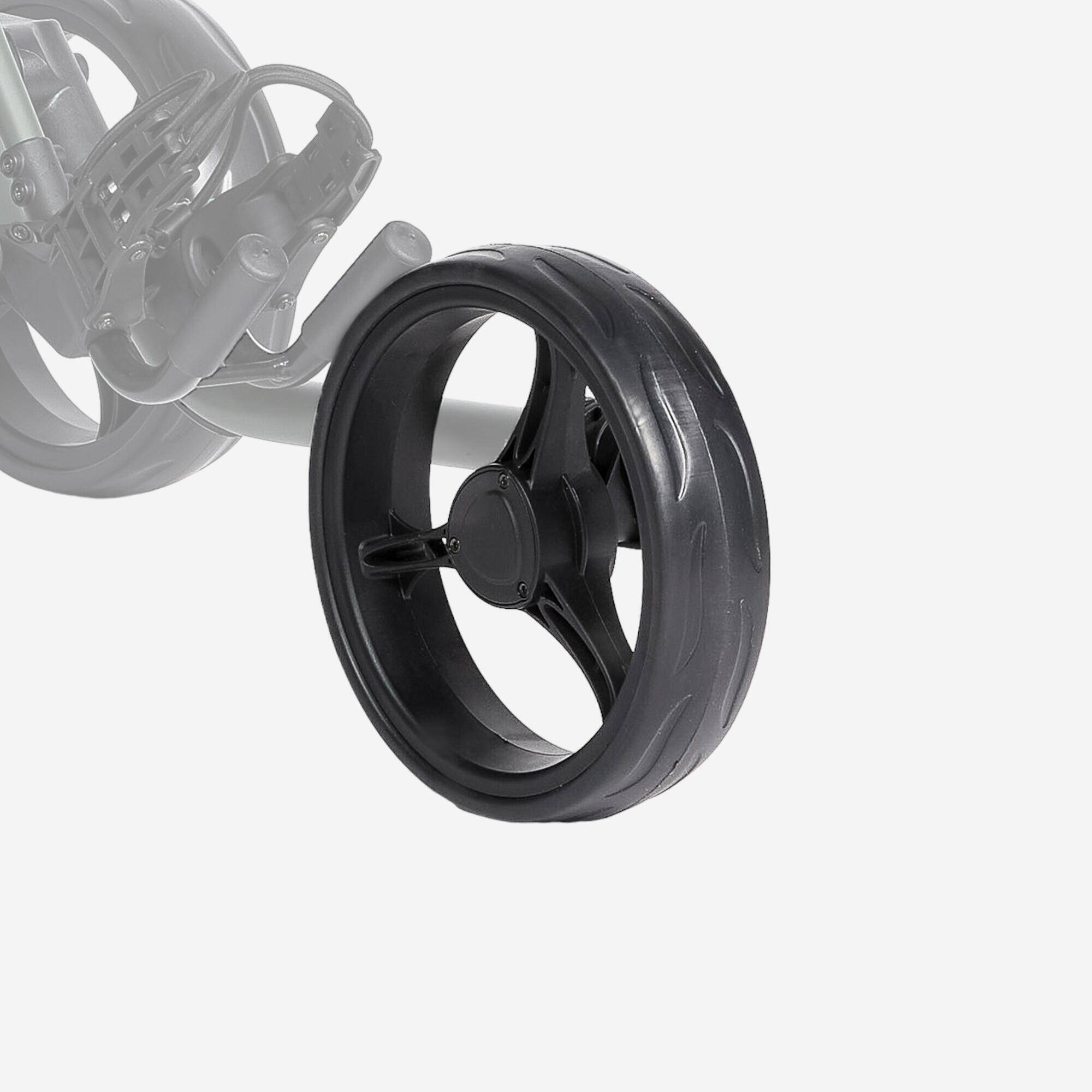 FRONT WHEEL FOR 3-WHEEL COMPACT GOLF TROLLEY 23 CM - INESIS -  1