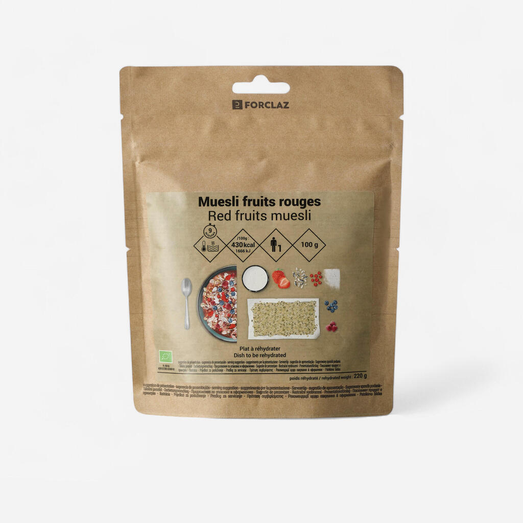 Bio Müsli gefriergetrocknet Frühstück Beeren 100 g