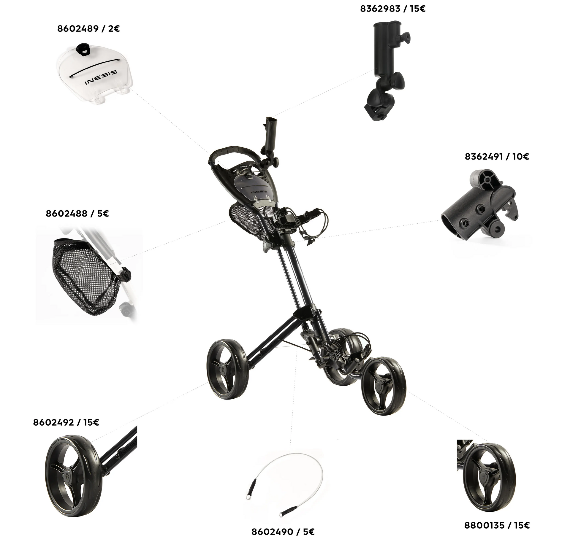 CHARIOTS DE GOLF INESIS