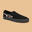 Chaussures basses de skateboard adulte VULCA 500 slip-on noire LUSNIA