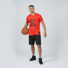 Men Basketball Tshirt TS500 Fast Red