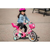 Сиденье для игрушки на детский велосипед розовое Btwin
