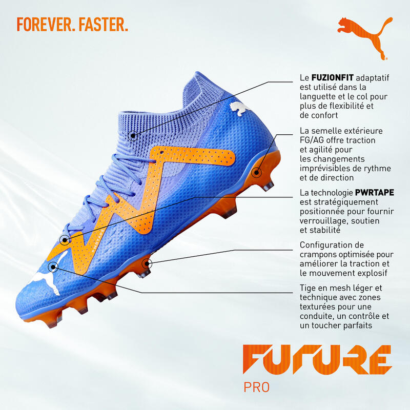 Chaussures de football FUTURE PRO.2 MG PUMA Bleu Adulte