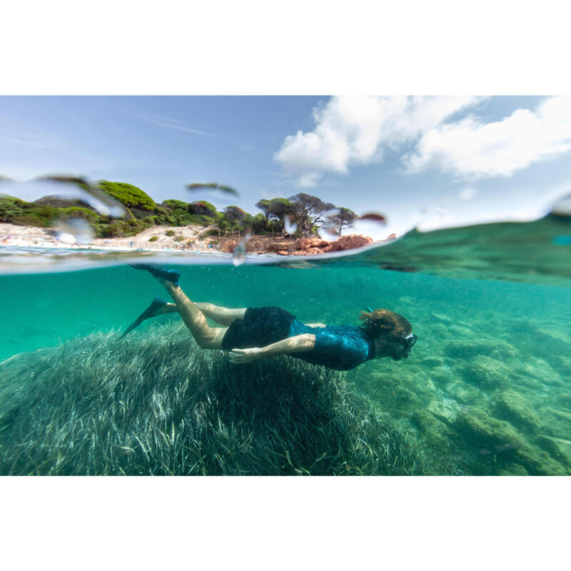 Labe de înot scufundări și snorkeling FF 100 scurte Negru Adulți