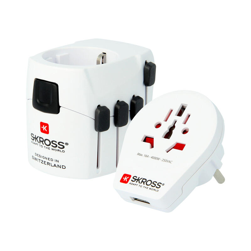 Reiseadapter Pro + USB 