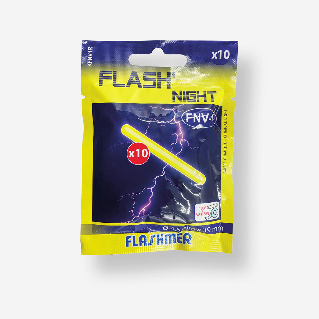 Svietiace tyčinky FNV-1 Flash Night T1 4,5 x 39 mm 10 ks