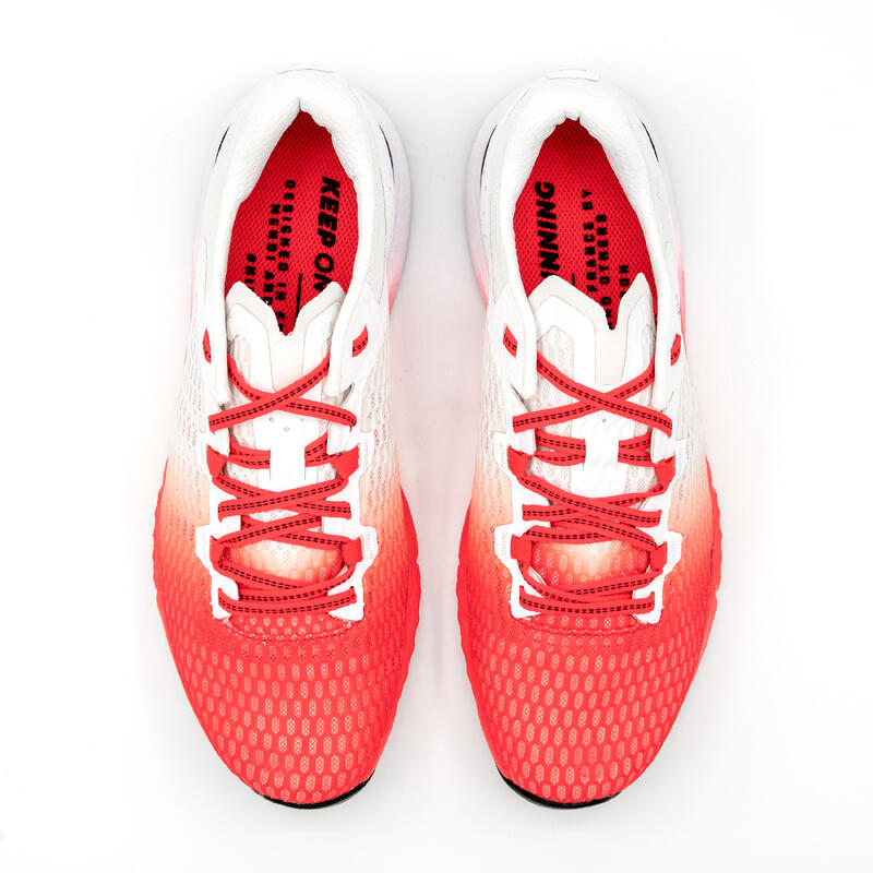 Chaussures de marche athlétique Adulte - KIPRUN Racewalk Comp 900 rouge blanc