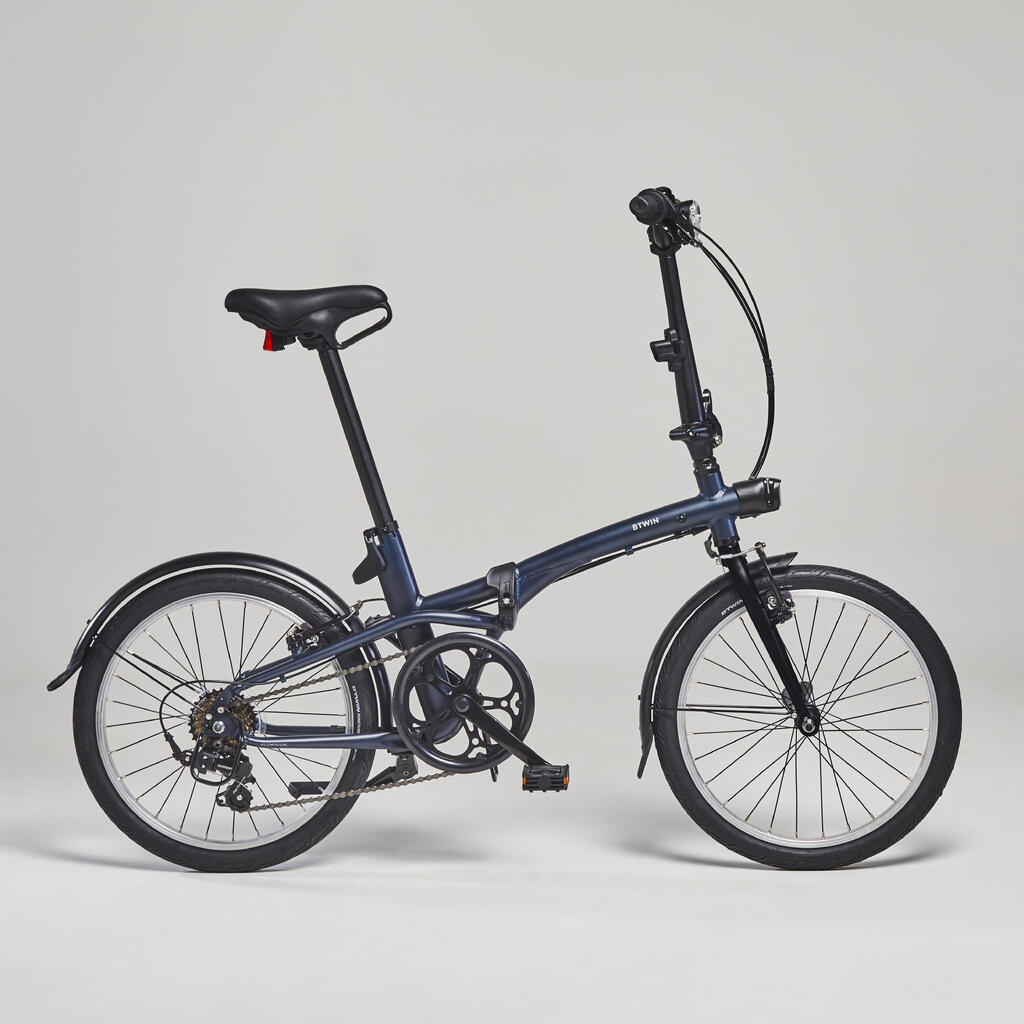 Salokāmais velosipēds “Fold 500”, tumši zils