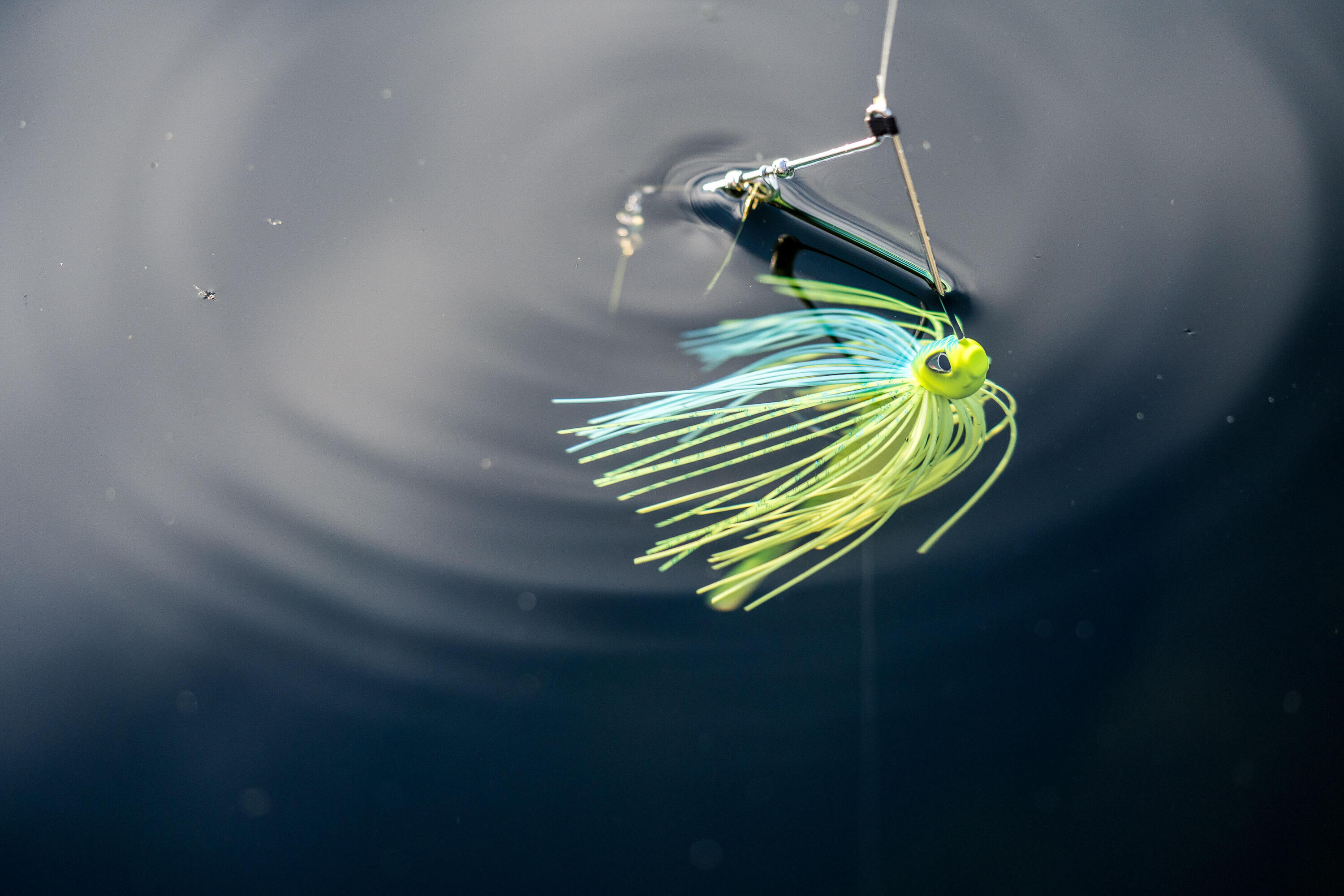 SPINNERBAIT SPINO PK 14GR BLEU CHARTREUSE 7/10
