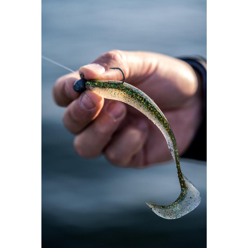 SET NĂLUCI FLEXIBILE GRUB CU ATRACTANȚI WXM YUBARI GRB 130 VERDE