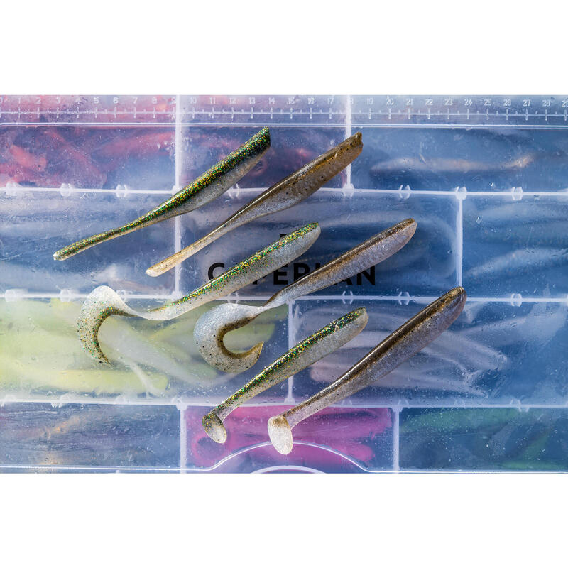 SET NĂLUCI FLEXIBILE SHAD CU ATRACTANȚI WXM YUBARI SHD 120 VERDE