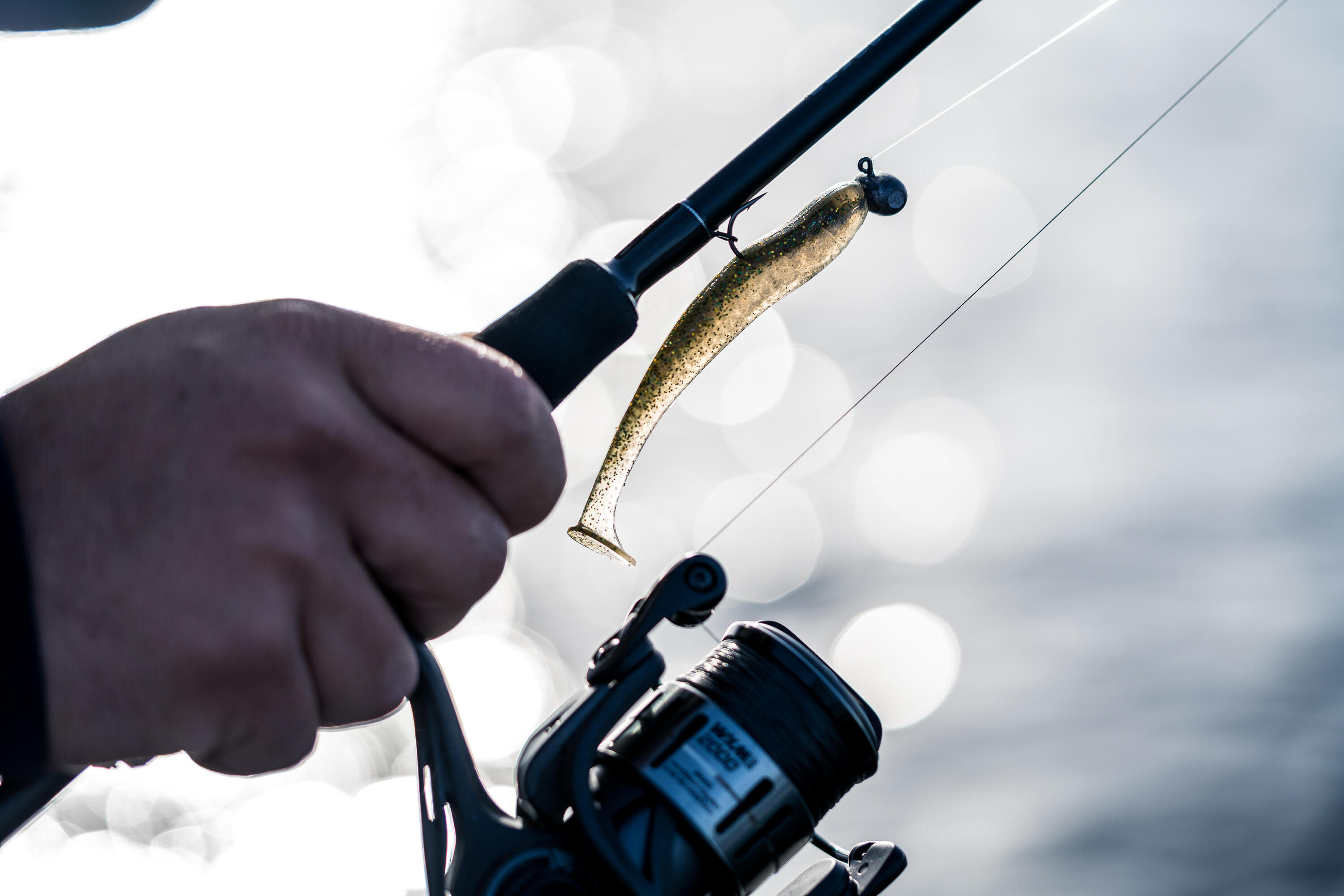LEURRE SOUPLE SHAD AVEC ATTRACTANT WXM YUBARI SHD 120 VERT 13/15