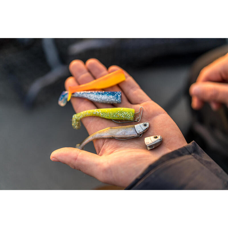 LEURRE SOUPLE QUEUES DE SHAD WXM MOGAMI TEX 90 AYU x3