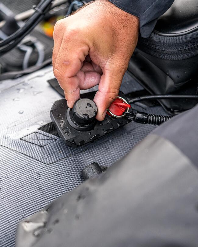 Caperlan motor under the FLTB9