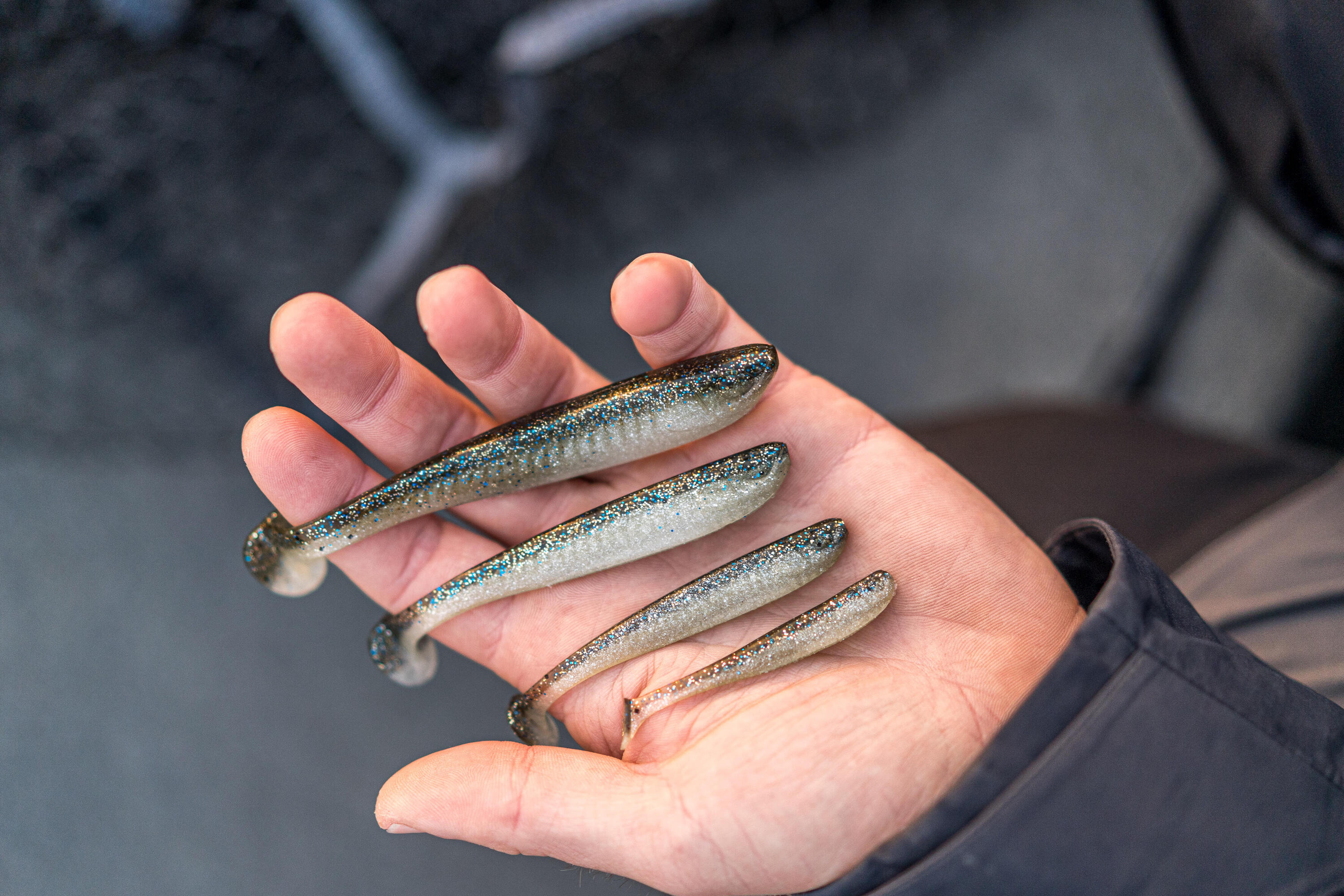 SHAD FISH SOFT LURE WITH WXM YUBARI SHD 62 ATTRACTANT 8/9
