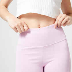 Women's Fitness Shaping Cycling Shorts 520 - Light Pink