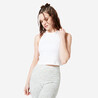 Women's Cropped Tank Top - White