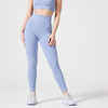 Leggings Damen - 520 Ripp indigoblau 