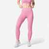 Women's Ribbed Fitness Leggings 520 - Pink