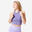 Női fitnesz ujjatlan crop top - 520-as 