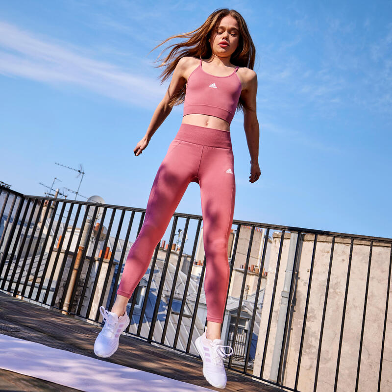 Legging fitness adidas femme seamless rose