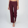 Ultra Comfy High waist, Stretchable Cotton, Regular Fit Women Yoga Pant Burgundy