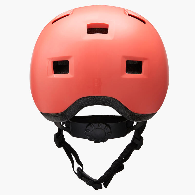 兒童直排輪、滑板、滑板車安全帽 B100－珊瑚紅