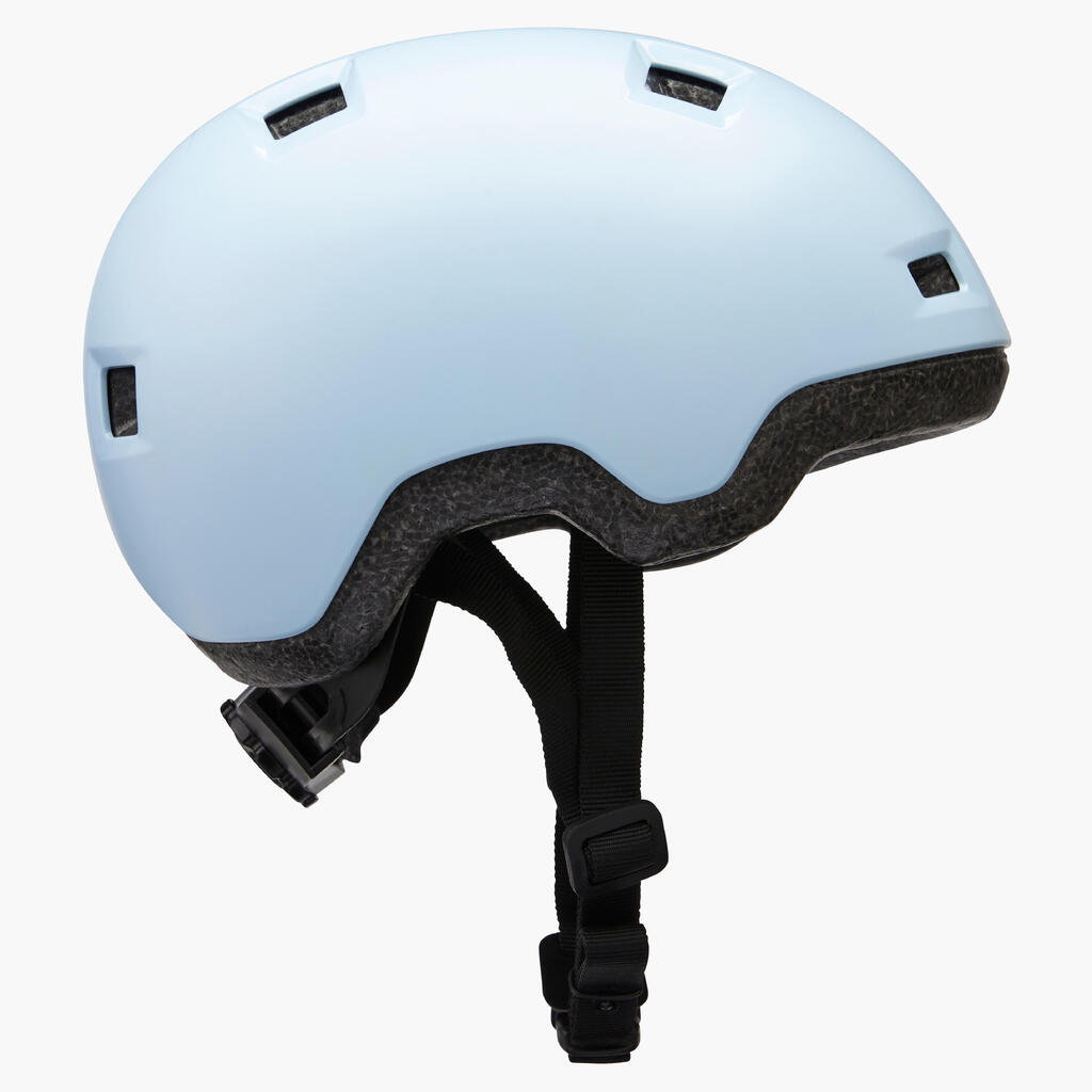 Casque enfant roller skateboard trottinette B100 Corail