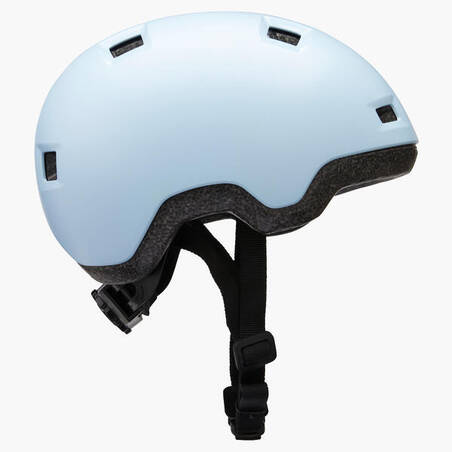 Helm Anak Inline Skates Skateboard Scooter B100 - Biru Pastel