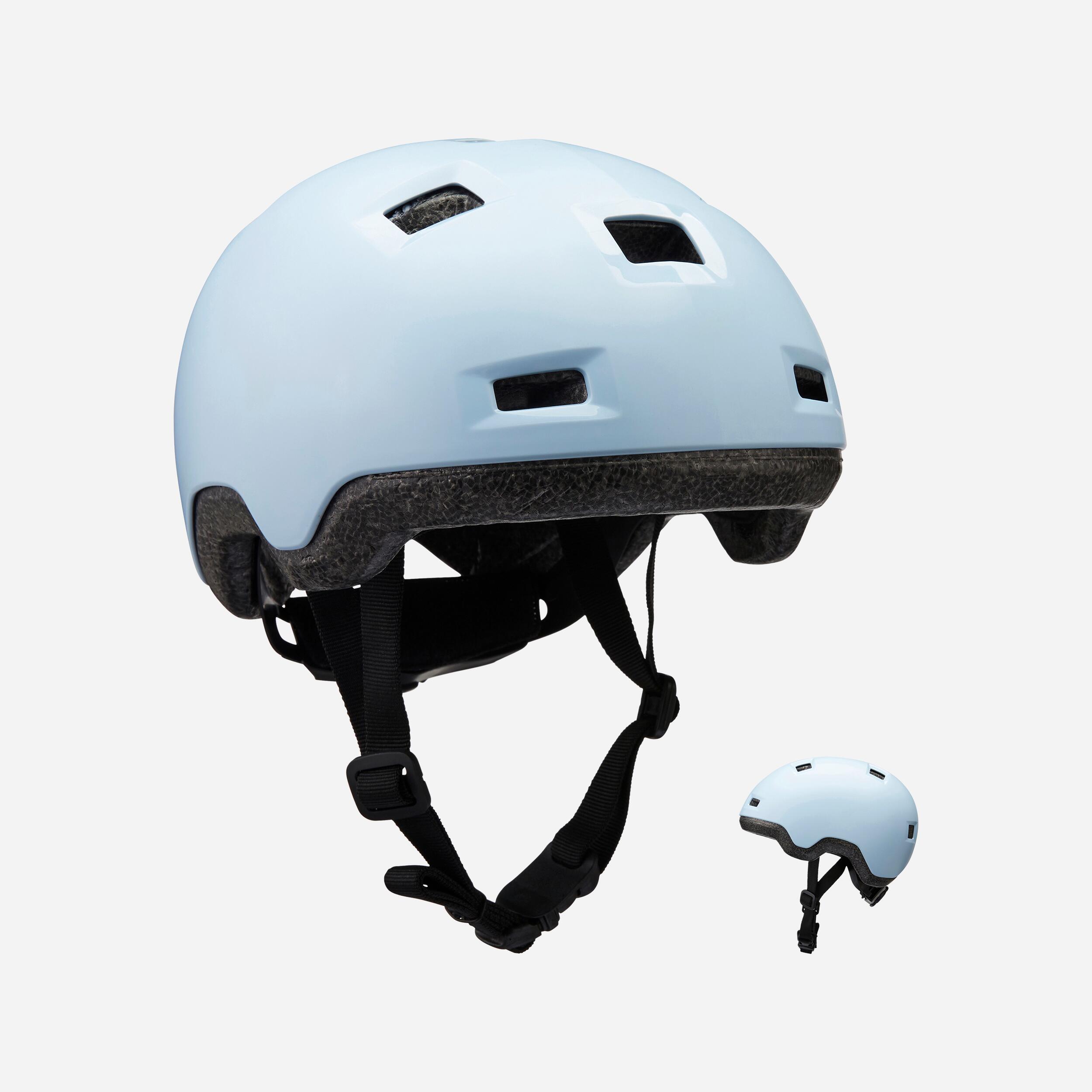 OXELO Kids' Inline Skates Skateboard Scooter Helmet B100 - Pastel Blue