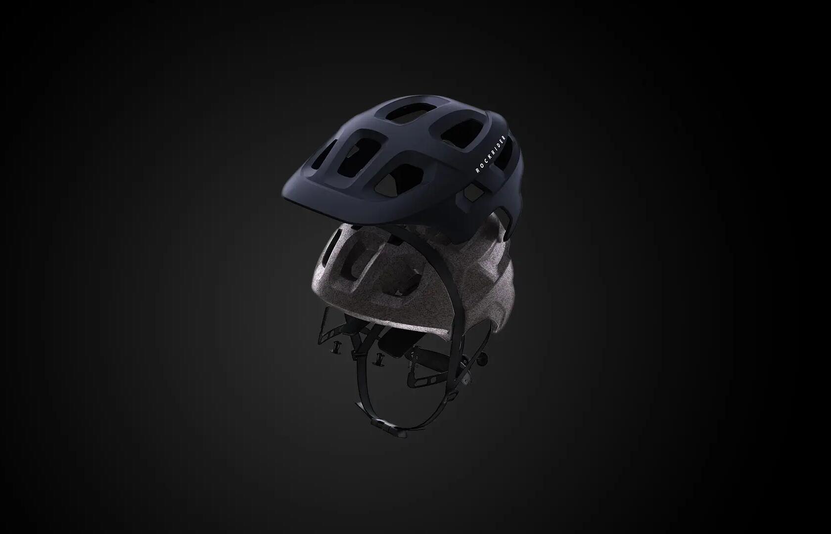 CASQUE VELO VTT EXPL 100 BLEU