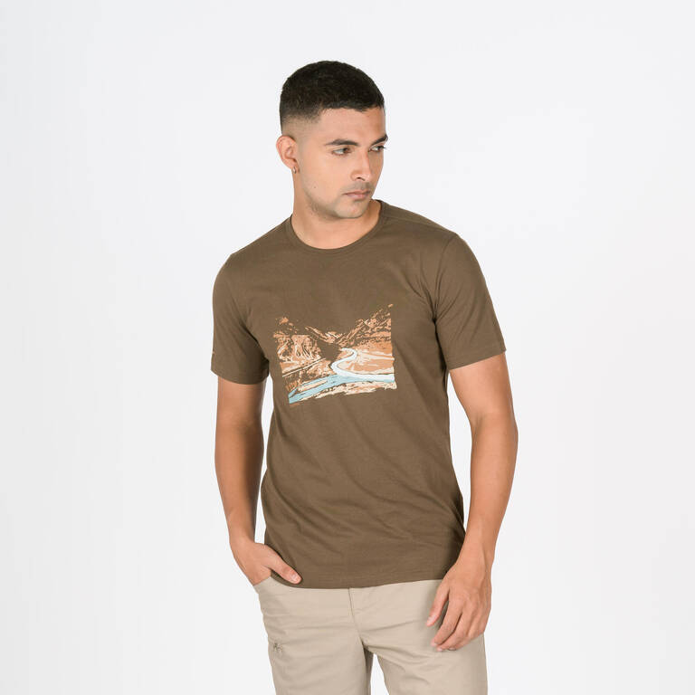 Men Hiking T-Shirt NH100 Indus River