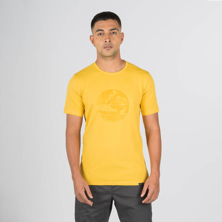 Men Hiking T-Shirt NH100 Ganga River