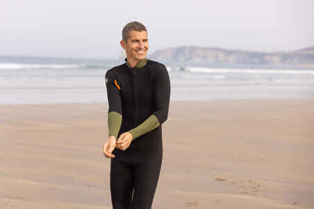 MEN’S SEA WALKING NEOPRENE WETSUIT 4/3 BLACK