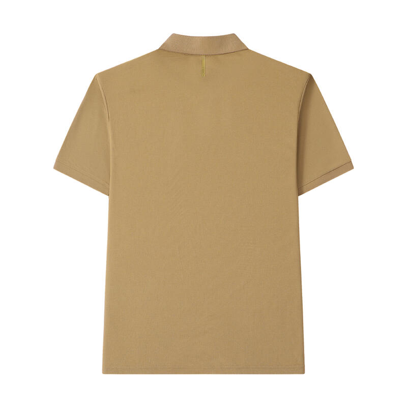 Men's short-sleeved golf polo shirt - WW500 beige