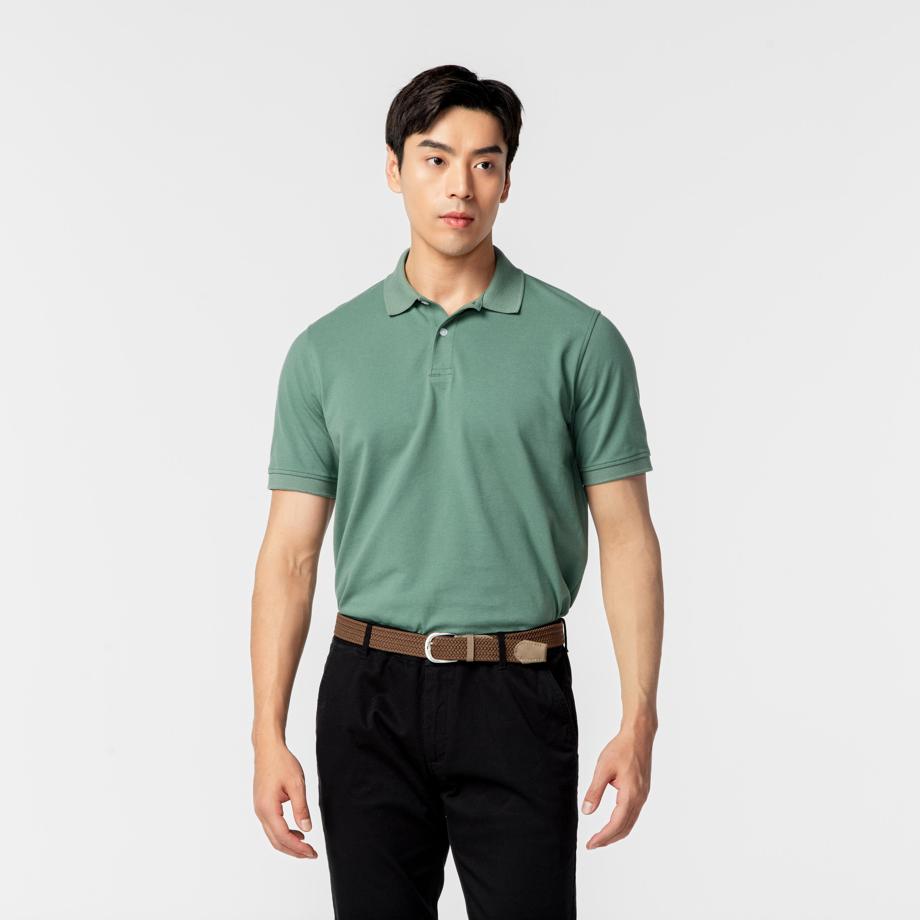 Polo golf uomo MW 500 verde 17/48