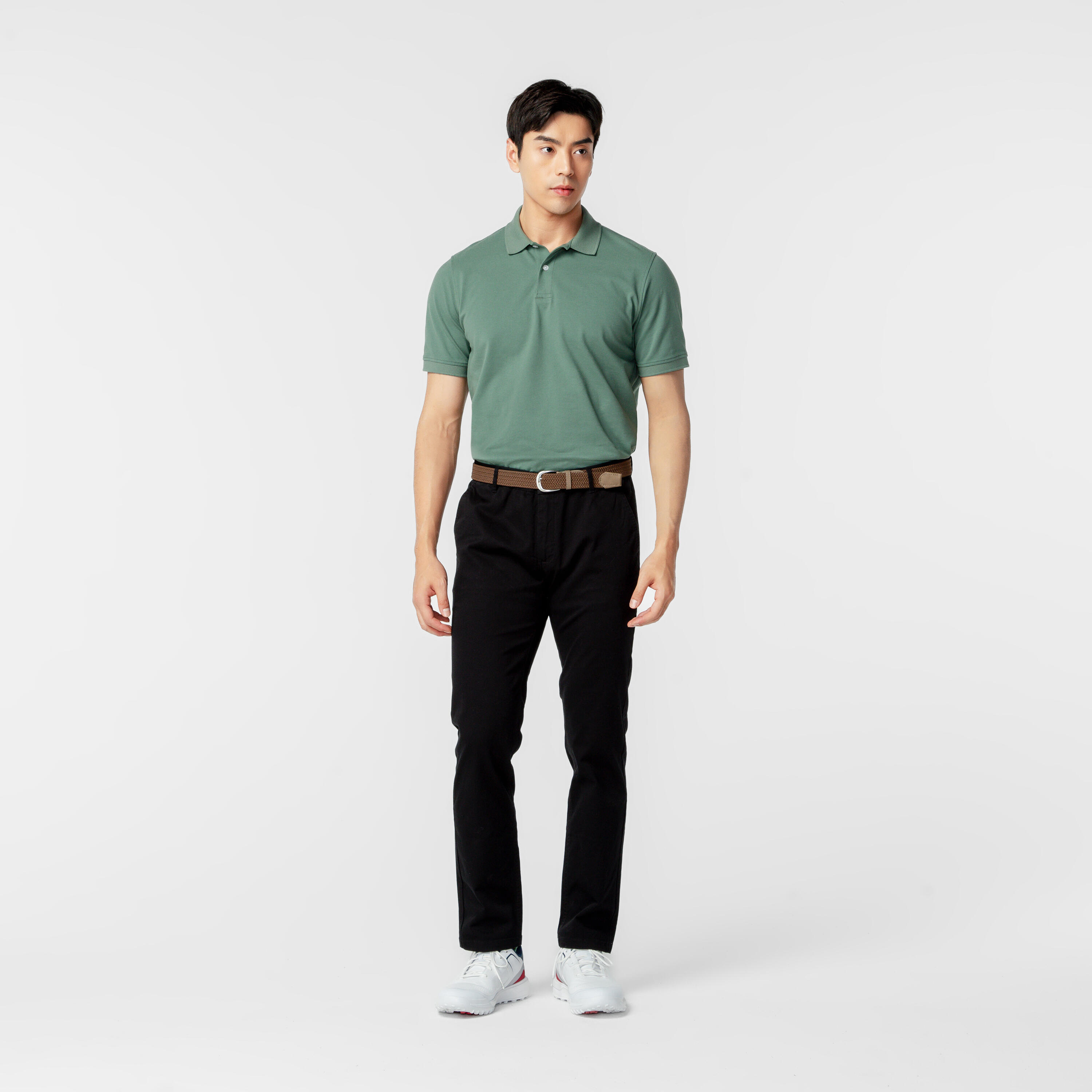 Polo golf uomo MW 500 verde 15/48