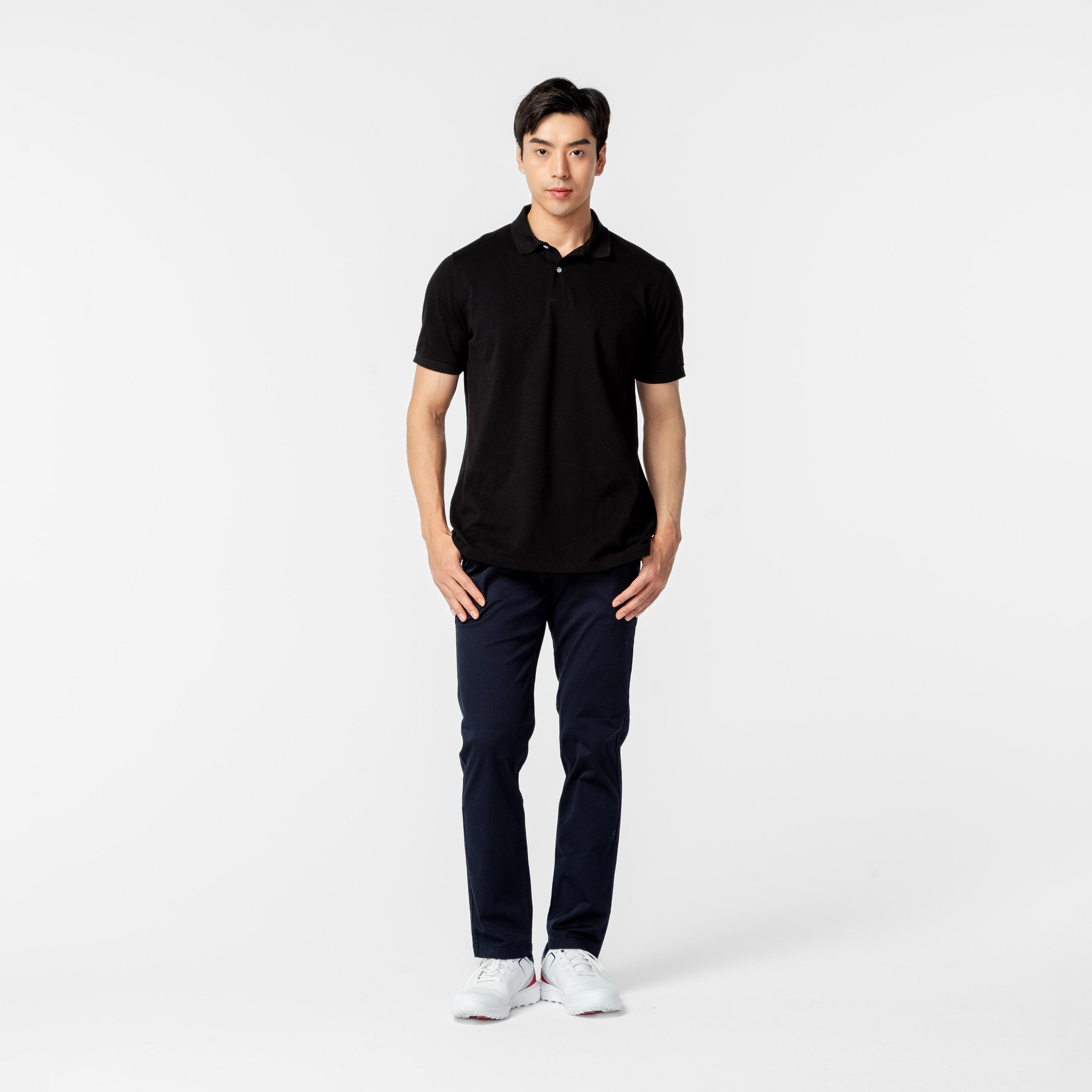 Polo golf uomo MW 500 nera 13/35
