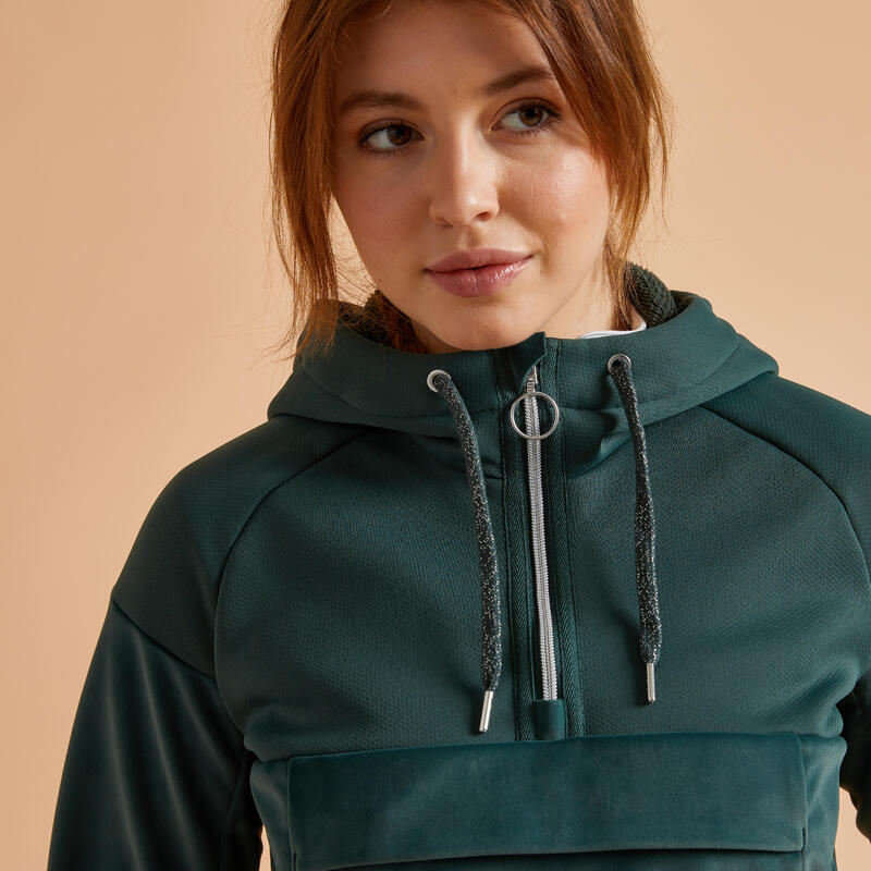 Sweatshirt 900 warm Damen grün