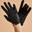 Mănuși clasice echitație piele negru Adulți